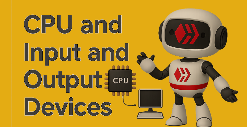 CPU and Input and Output Devices