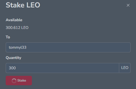 LEO Balance After Purchase