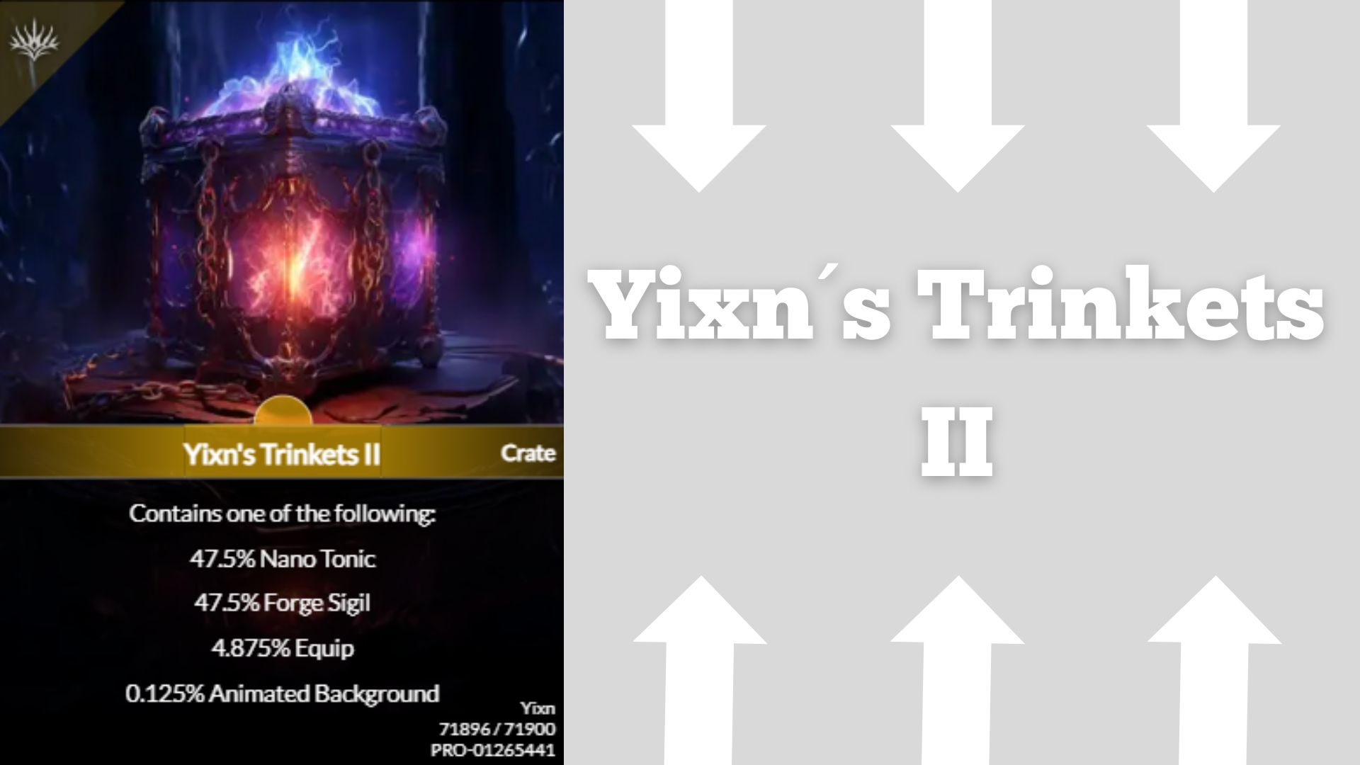 Opening Yixn´s Trinkett II in Golem Overlord