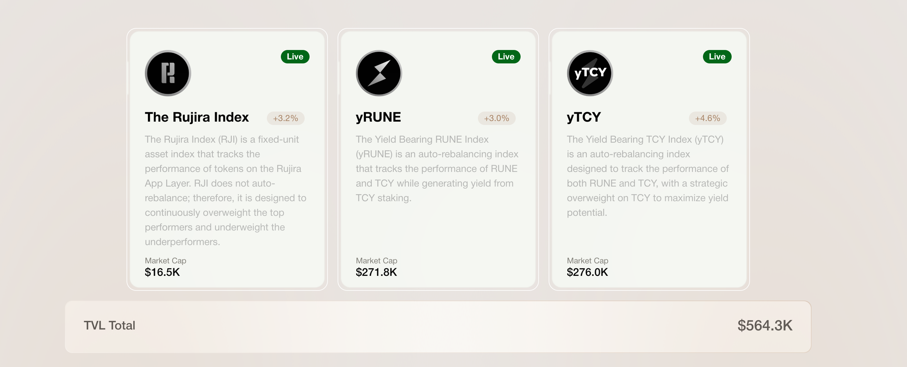 Nami Index Product Suite